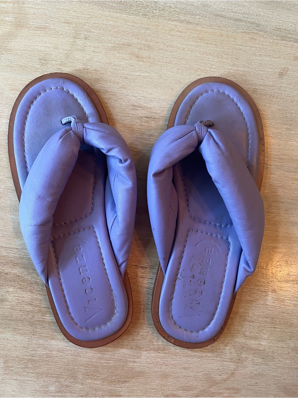Vicenza Lilac Thong Sandals